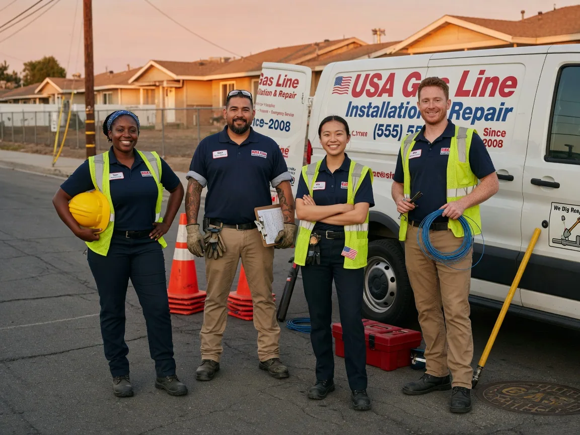 Gas Line Installation company in Fleetwood, PA